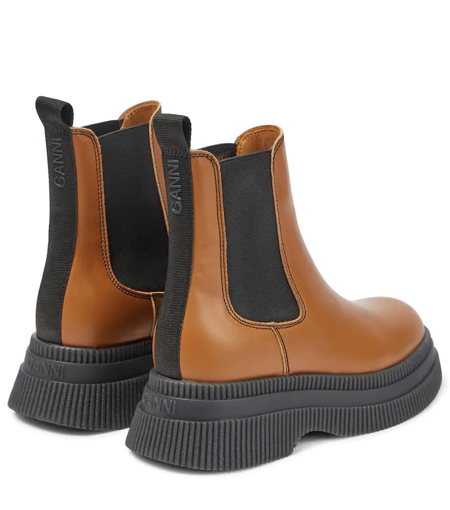 商品Ganni|皮革切尔西靴,价格¥2695,第5张图片详细描述