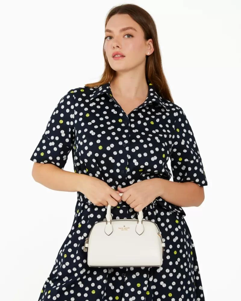 商品Kate Spade|Madison Saffiano Leather Small Duffle Crossbody,价格¥767,第2张图片详细描述