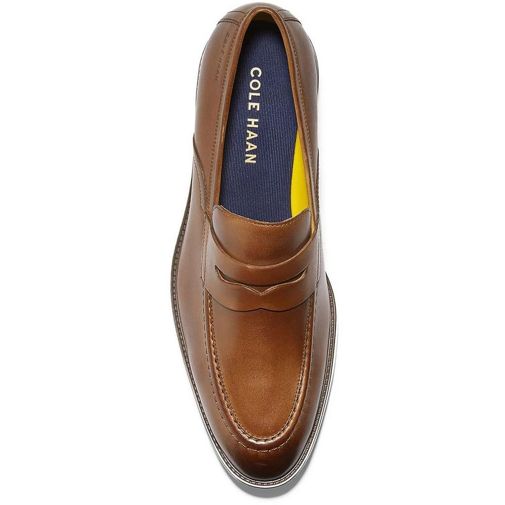 商品Cole Haan|Cole Haan Mens Leather Slip-On Loafers,价格¥781,第3张图片详细描述