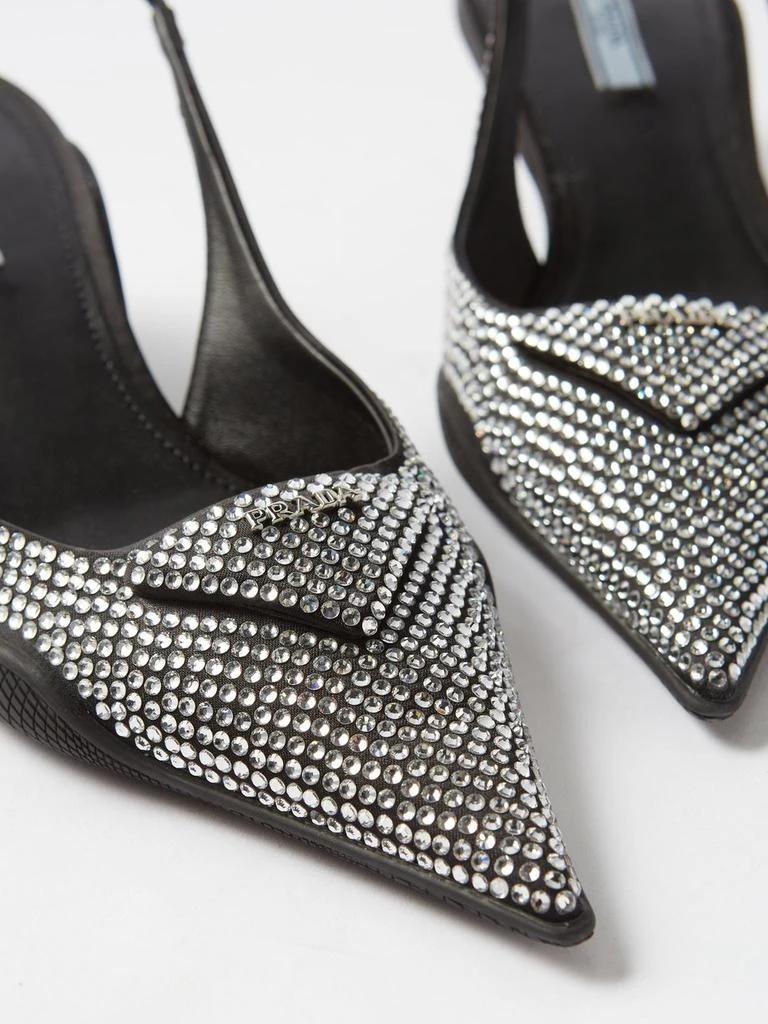Crystal-embellished point-toe pumps 商品