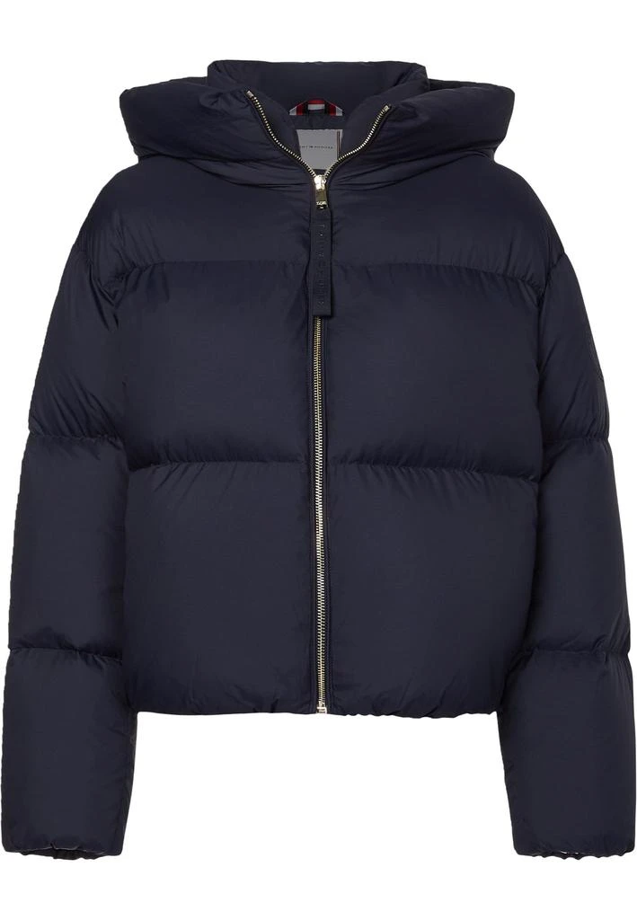 商品Tommy Hilfiger|Tommy Hilfiger Puffer Dark Blue WW0WW35084 DW5,价格¥1925,第1张图片