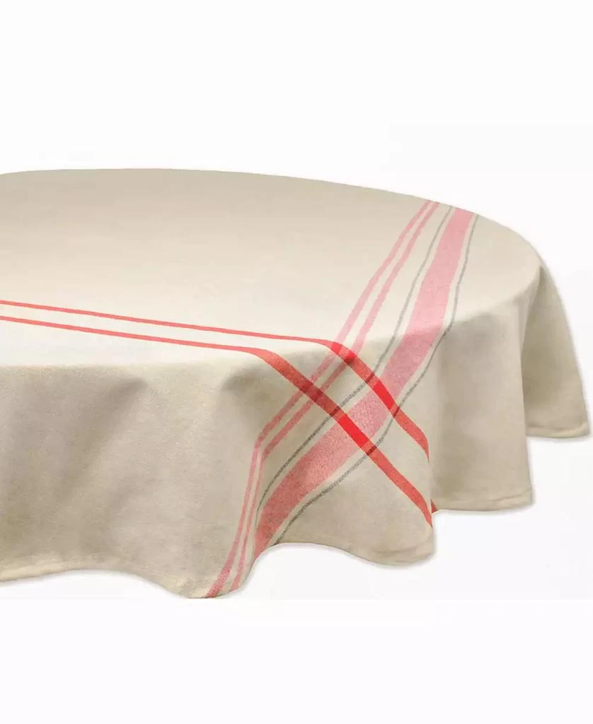 商品Design Imports|French Stripe Tablecloth 70" Round,价格¥591,第1张图片