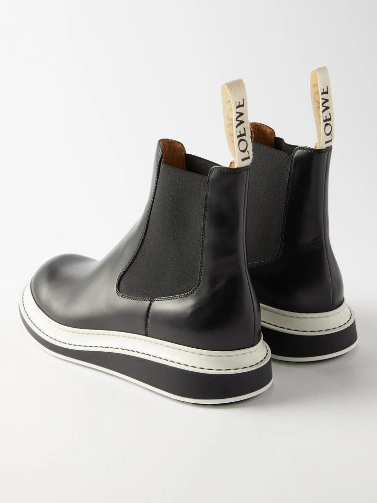 商品Loewe|Layered-sole leather Chelsea boots,价格¥7718,第5张图片详细描述