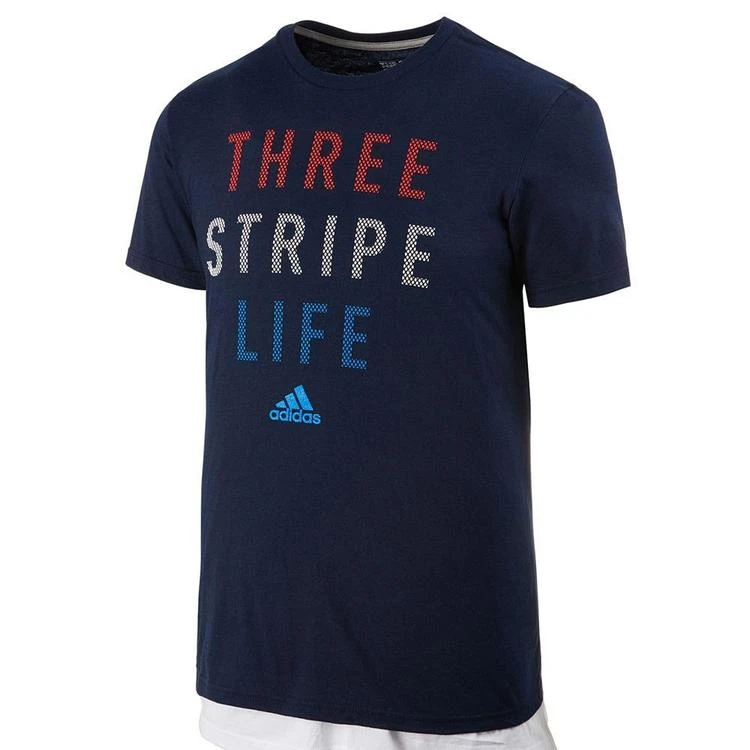 商品Adidas|Men's 3-Stripe Life Graphic T-Shirt, Created for Macys,价格¥188,第2张图片详细描述