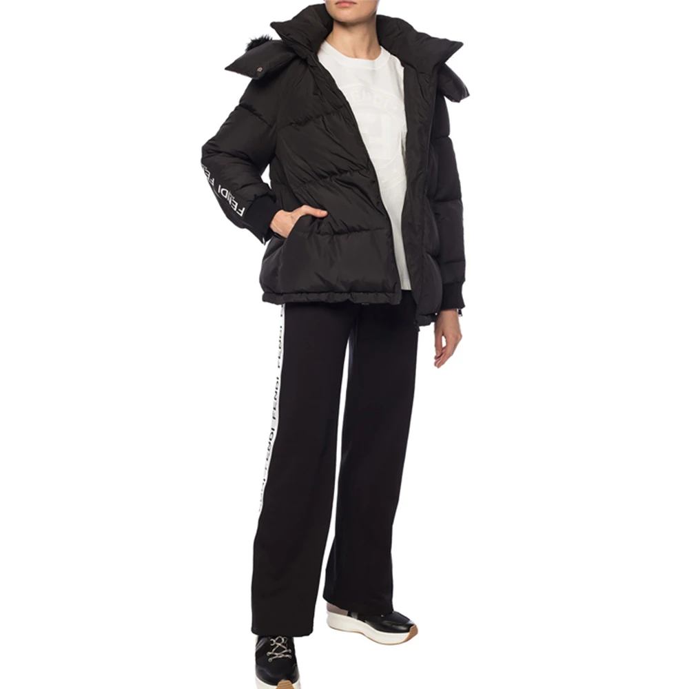 Fendi 芬迪 女士黑色羽绒服 FAA432-A8WU-F0GME 商品