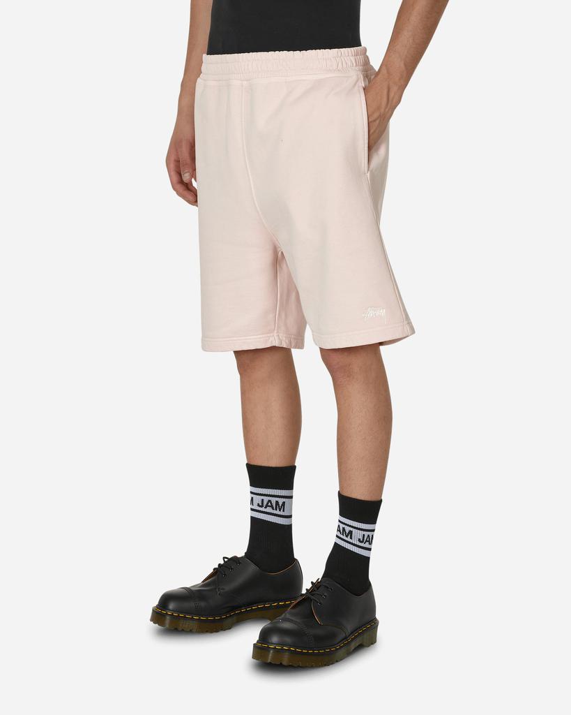 STUSSY Overdyed Stock Logo Sweatshorts Light Pink - Shorts