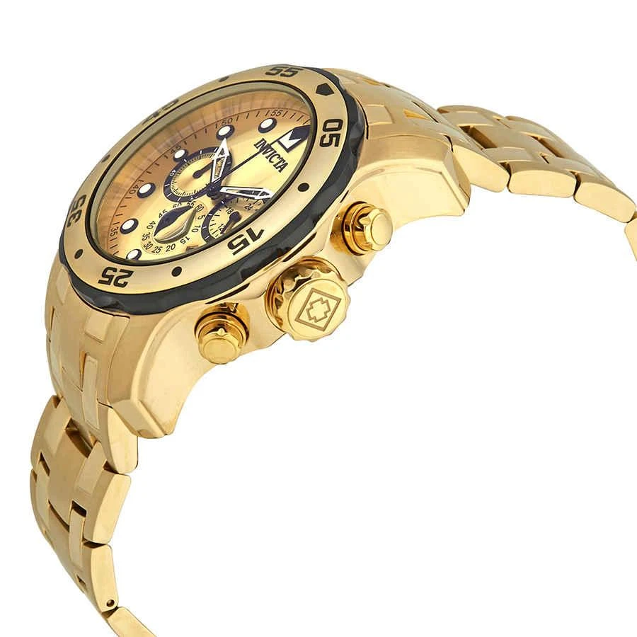 商品Invicta|Pro Diver Chronograph Champagne Dial Men's Watch 80070,价格¥669,第2张图片详细描述