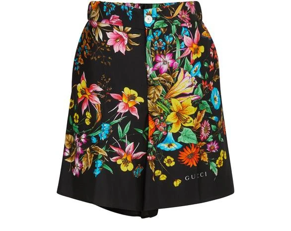 商品Gucci|Flora silk shorts,价格¥9254,第1张图片