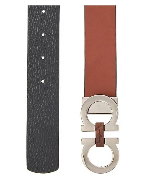 商品Salvatore Ferragamo|Reversible &amp; Adjustable Gancini Belt,价格¥2345,第3张图片详细描述