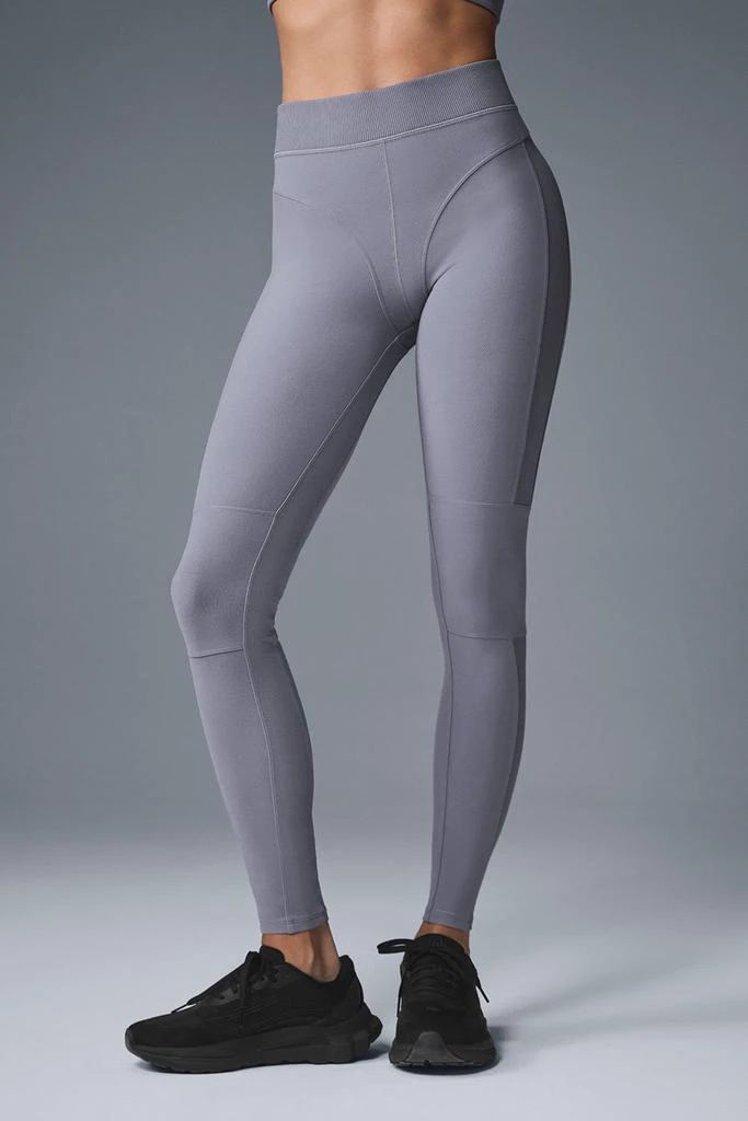 商品Alo|Alosoft High-Waist Head Start Legging - Fog,价格¥885,第1张图片