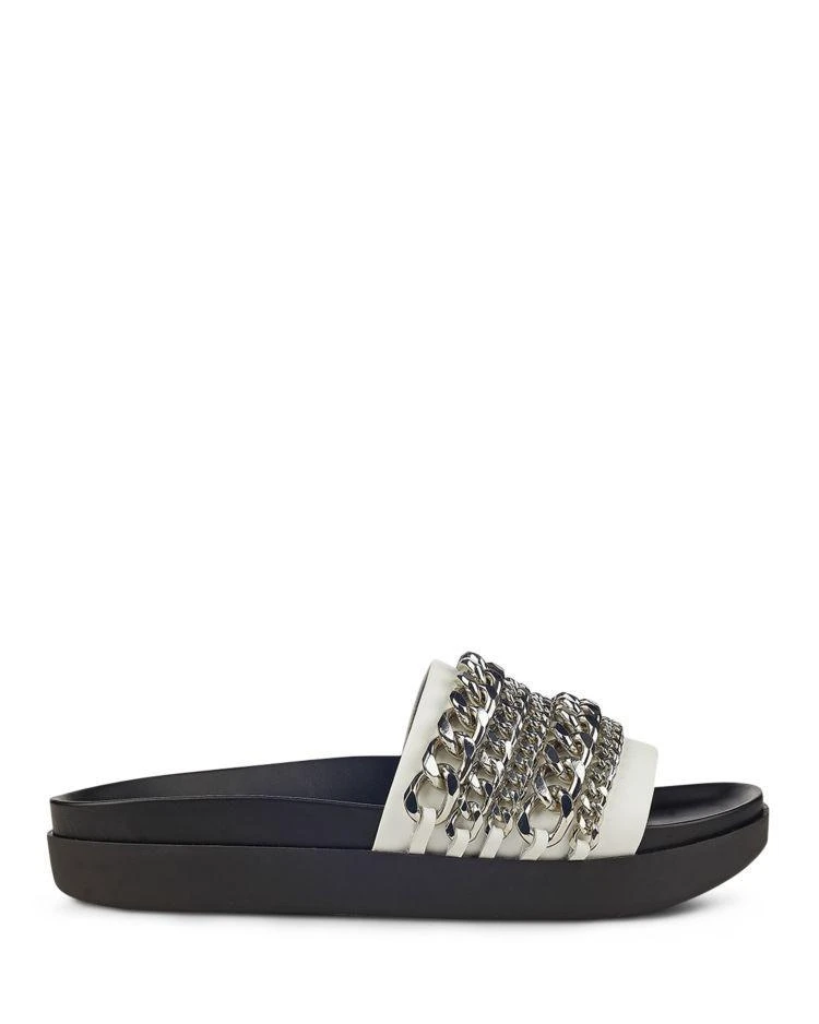 商品KENDALL and KYLIE|Women's Shiloh Chain Pool Slide Sandals,价格¥454,第2张图片详细描述