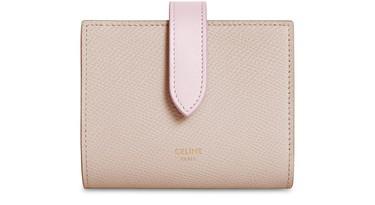 商品Celine|小号双色粒面牛皮革饰带钱包,价格¥4121,第4张图片详细描述