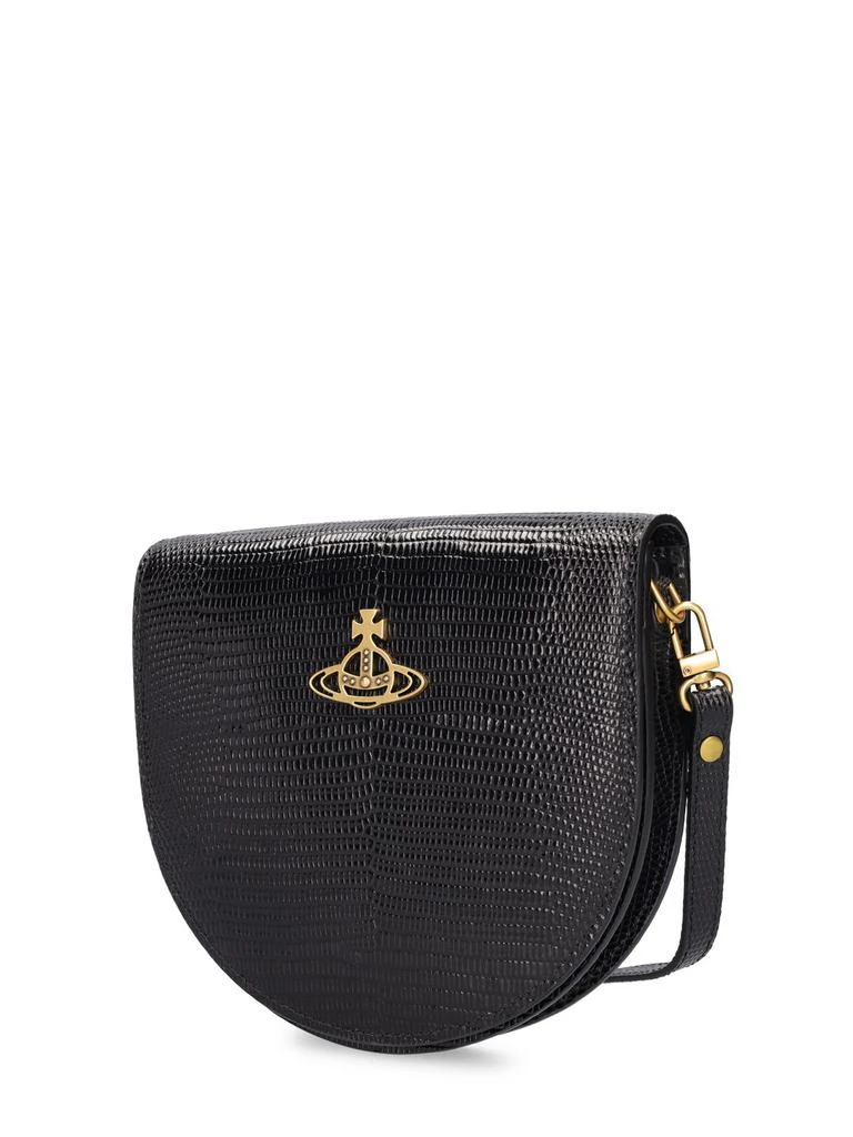 商品Vivienne Westwood|Saddle Lizard Embossed Shoulder Bag,价格¥1629,第2张图片详细描述