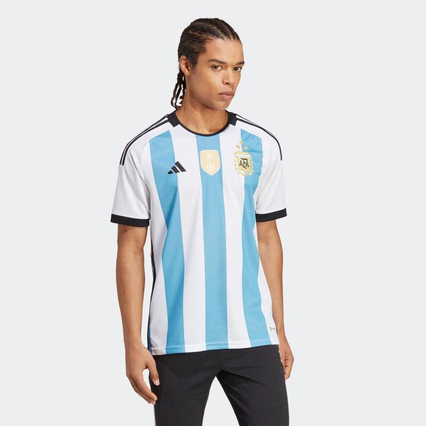 商品Adidas|Men's adidas Argentina 22 Winners Home Jersey,价格¥277,第2张图片详细描述