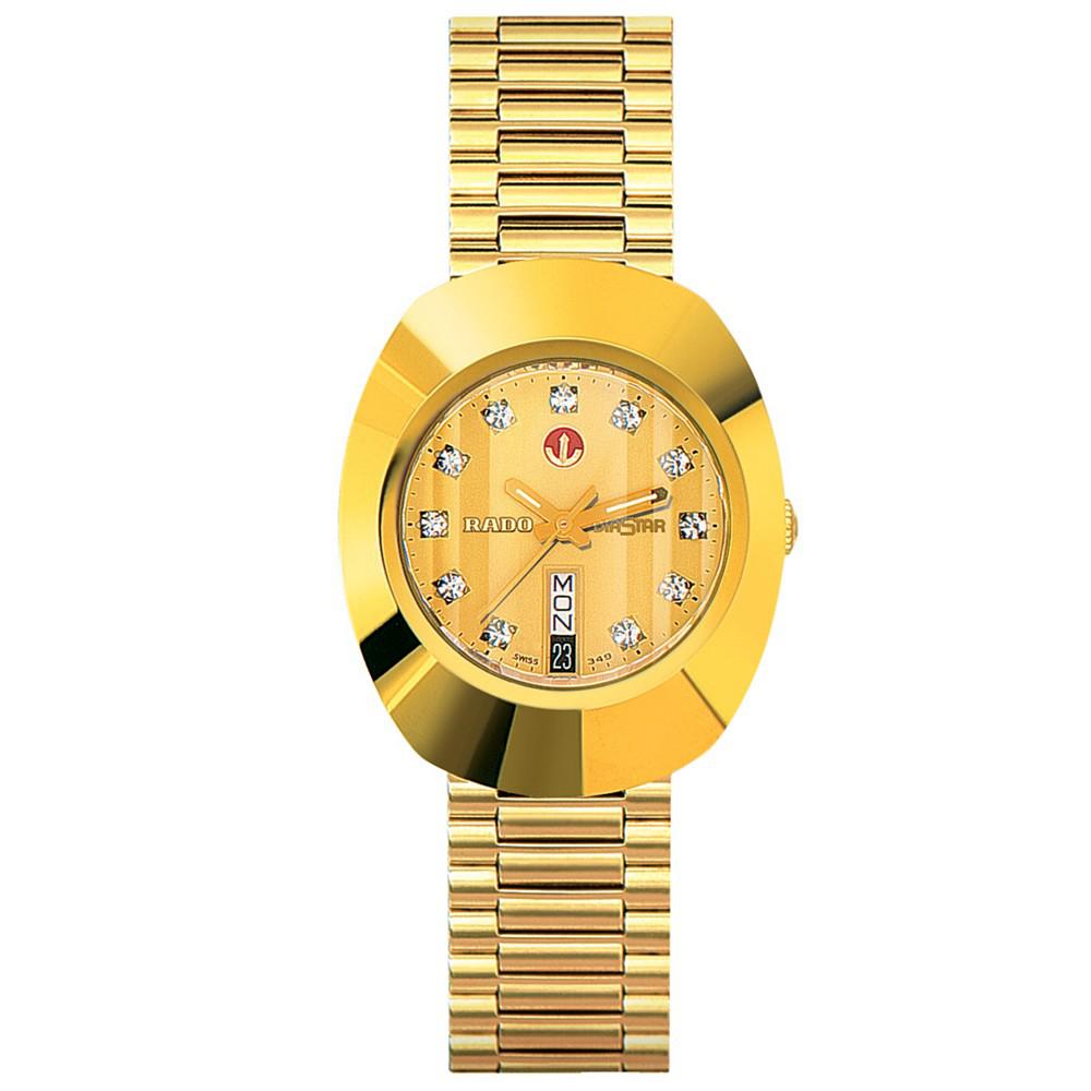 Watch, Men's Original Gold Plated Bracelet R12413493商品第1张图片规格展示