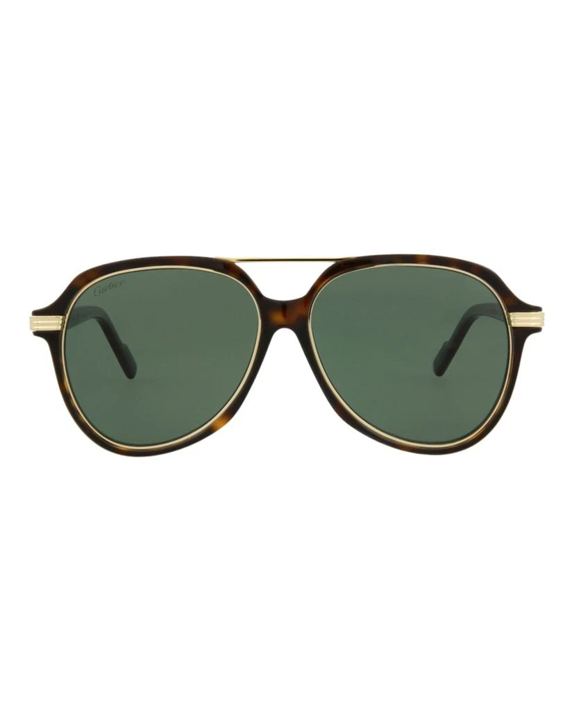 商品Cartier|Aviator-Style Acetate Sunglasses,价格¥1954,第1张图片
