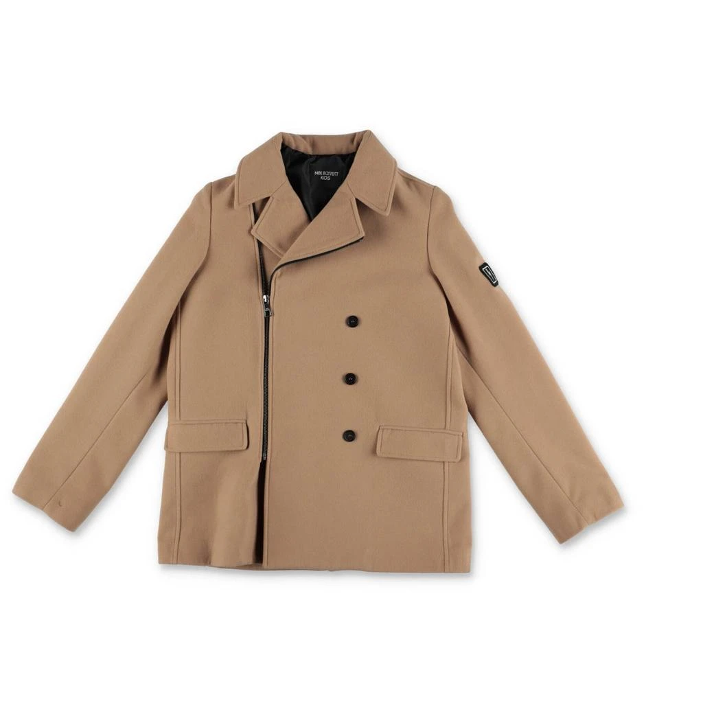 商品Neil Barrett|Neil Barrett Cappotto Beige In Panno Ragazzo,价格¥1966,第1张图片