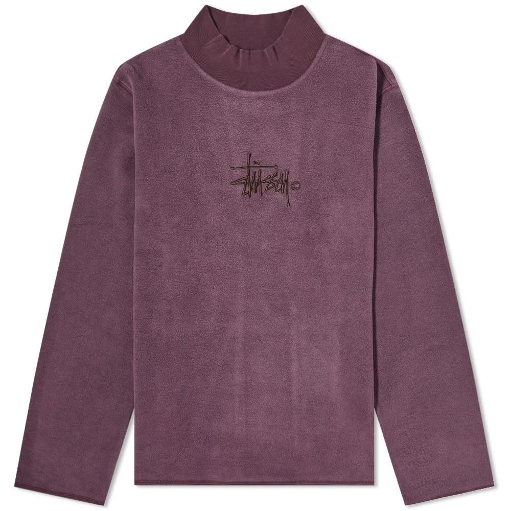 商品STUSSY|Stussy Mock Neck Logo Fleece,价格¥761,第1张图片