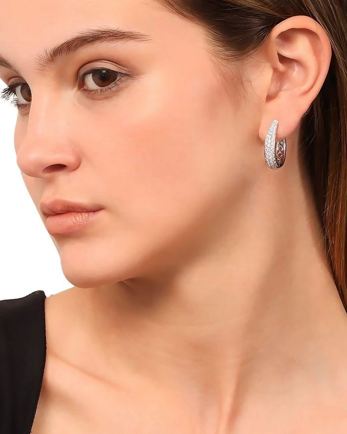 商品Alberto Milani|18K White Gold Via Fiori Chiari Diamond Earrings - Exclusive, Italy Campaign,价格¥70333,第4张图片详细描述