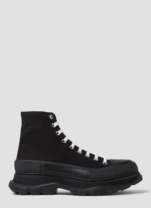 商品Alexander McQueen|Tread Slick Boots in Black,价格¥2801,第1张图片