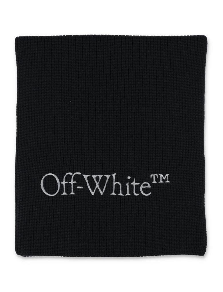 商品Off-White|Off-White Bookish Logo Embroidered Scarf,价格¥1825,第1张图片