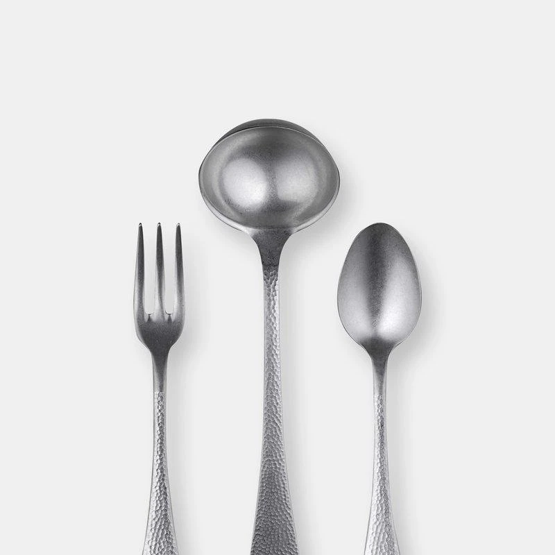 Mepra 3 Pcs Serving Set (Fork Spoon And Ladle) Epoque Pewter from Verishop