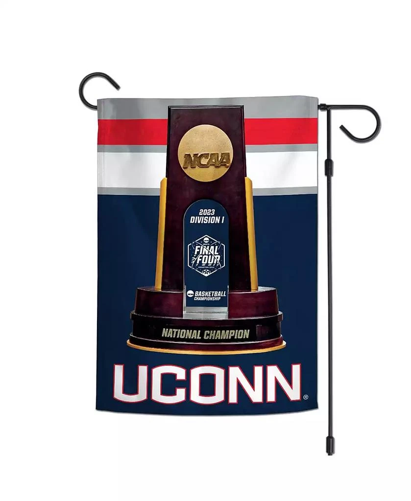 商品Wincraft|UConn Huskies 2023 NCAA Men's Basketball National Champions Two-Sided 12" x 18" Garden Flag,价格¥132,第2张图片详细描述