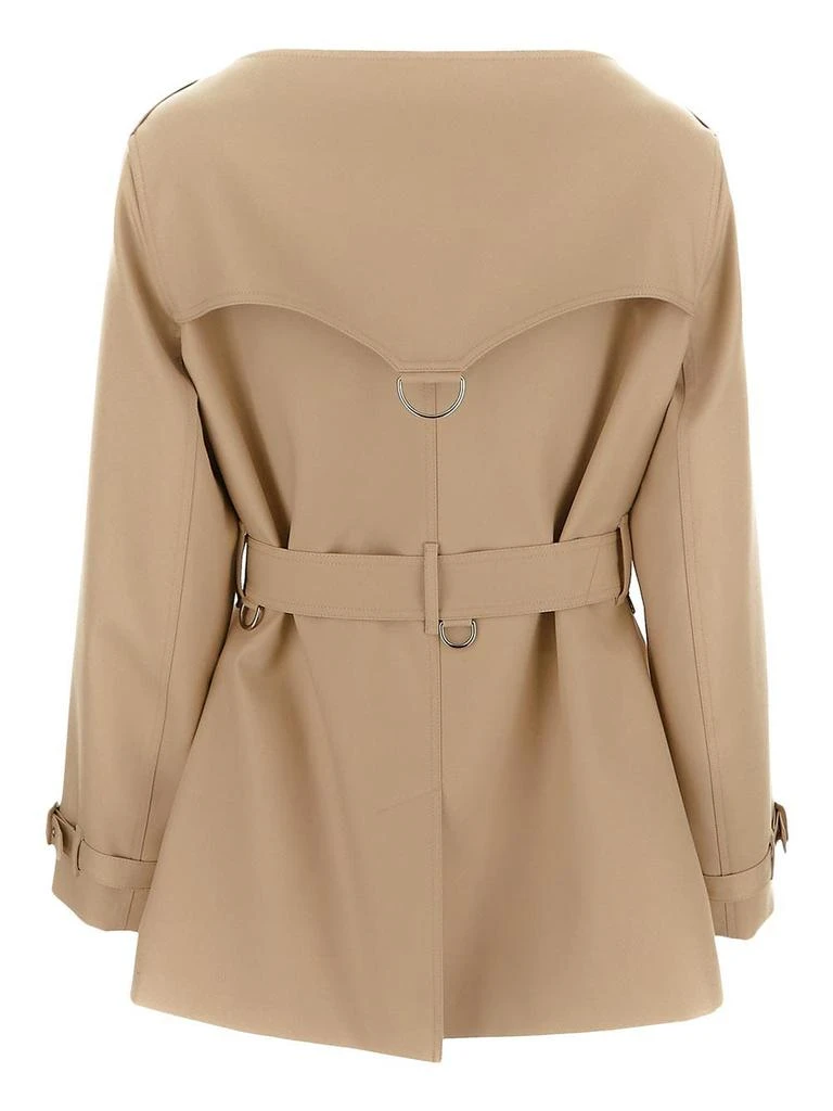 商品Burberry|Boat Neckline Trench Coat,价格¥12566,第2张图片详细描述