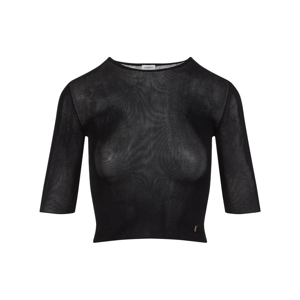 商品Yves Saint Laurent|T-Shirts Black,价格¥3607,第1张图片