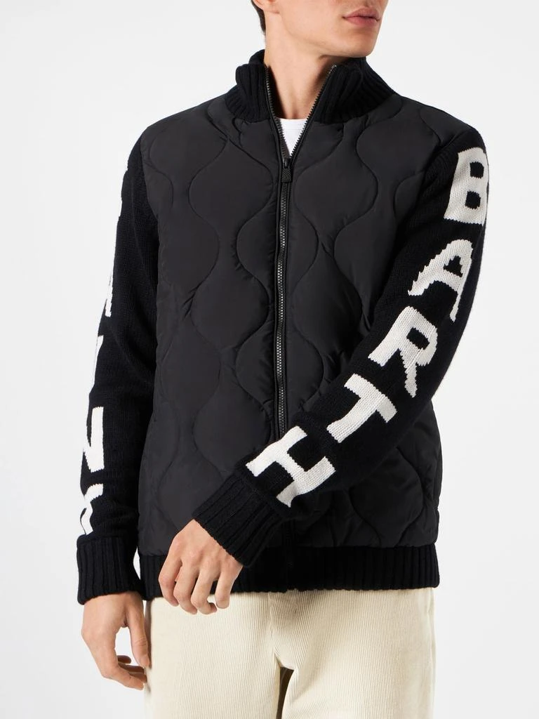 商品Mc2 Saint Barth|Man Black Padded Jacket,价格¥3422,第1张图片