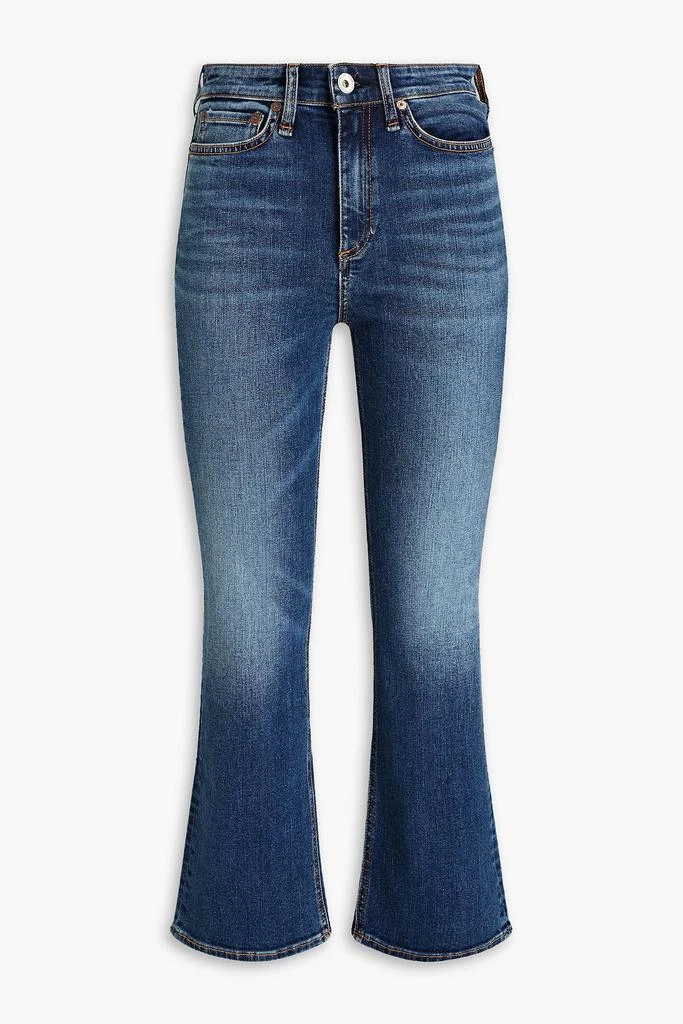 商品Rag & Bone|Hana faded high-rise kick-flare jeans,价格¥382,第1张图片