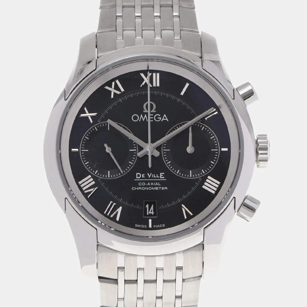 商品[二手商品] Omega|Omega Black Stainless Steel De Ville 431.10.42 Automatic Men's Wristwatch 42 mm,价格¥33257,第1张图片