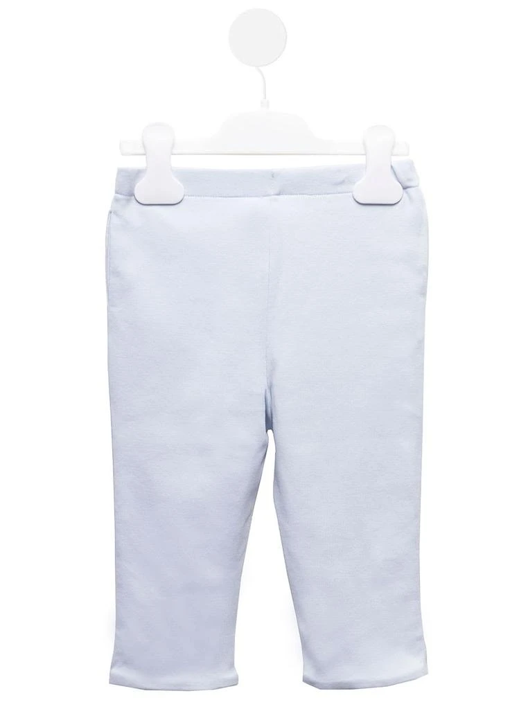 商品Ralph Lauren|Athletic Light Blue Cotton Pants With Logo Polo Ralph Lauren Kids Baby Girl,价格¥726,第2张图片详细描述