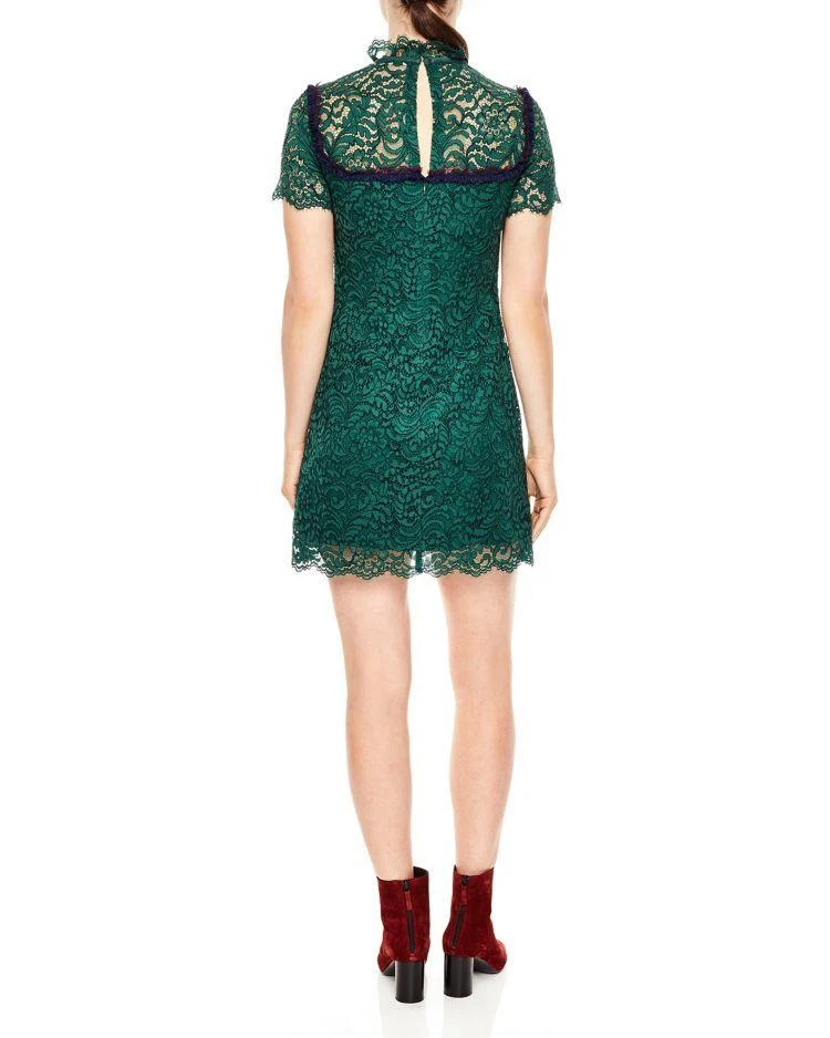 商品Sandro|Erle Lace Mini Dress,价格¥1463,第2张图片详细描述