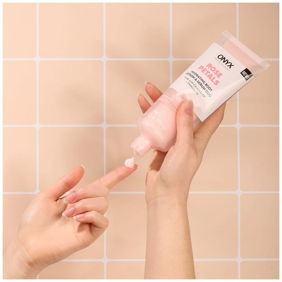商品Onyx Professional|Hydrating Lotion & Serum Duo Rose Petals,价格¥61,第3张图片详细描述
