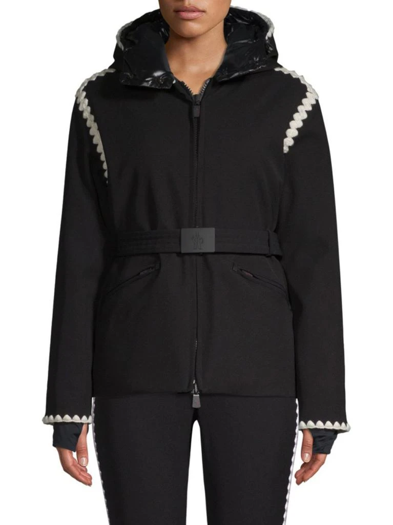 商品Moncler|Moncler - Bourget Scalloped Trim Ski Jacket,价格¥7103,第1张图片