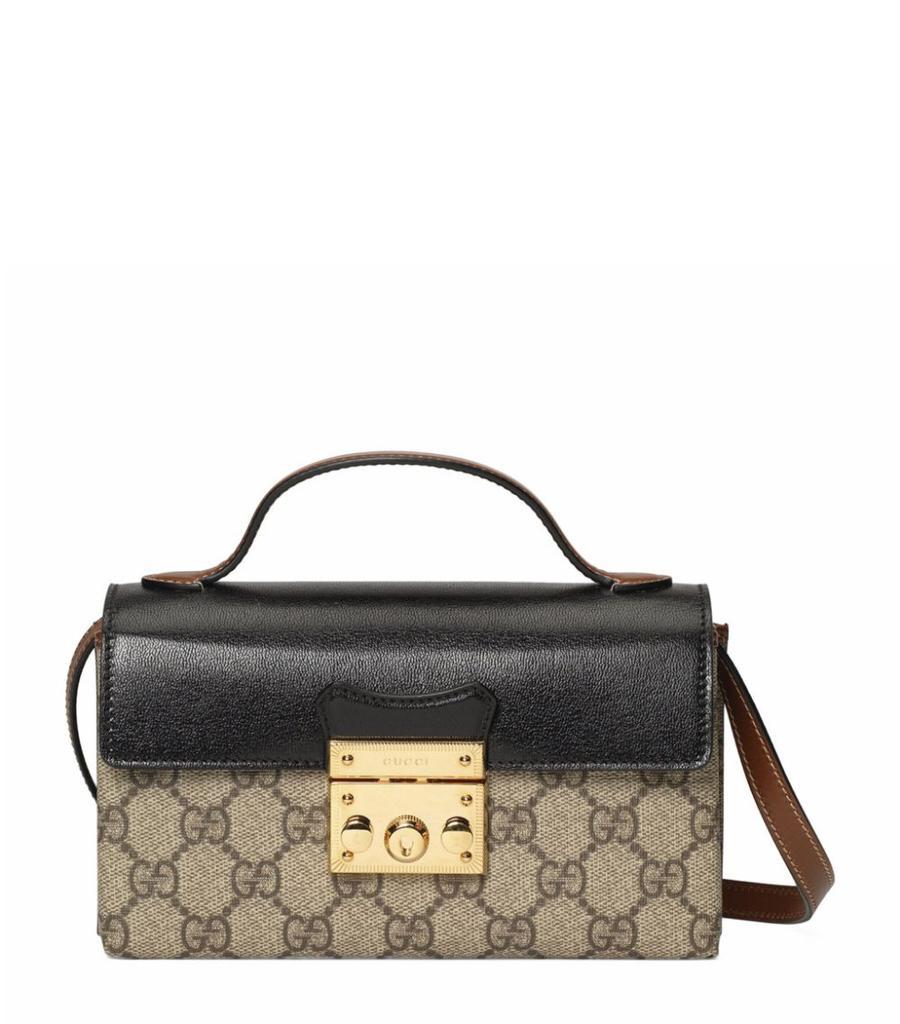 商品Gucci|Mini GG Supreme Padlock Shoulder Bag,价格¥9052,第1张图片