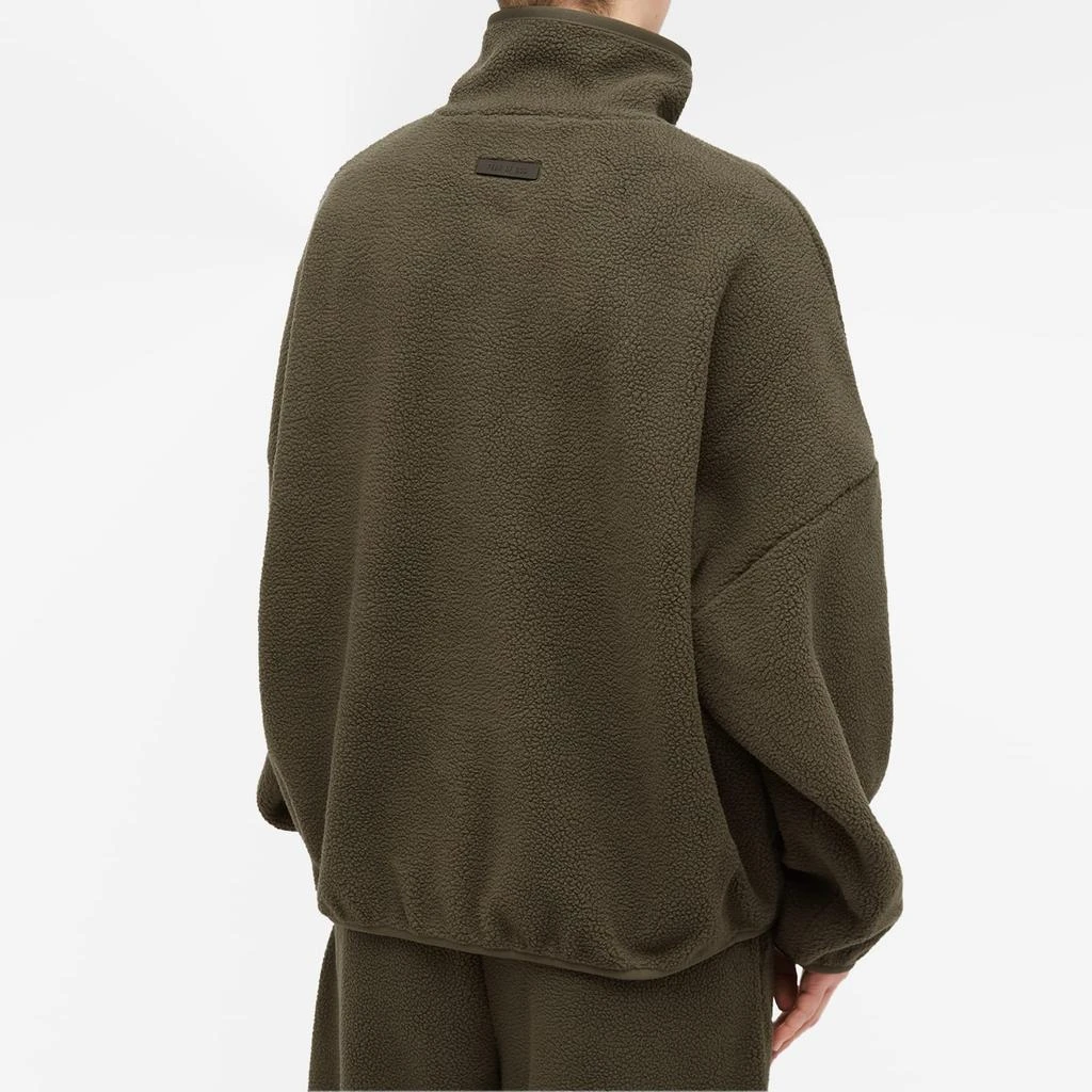 商品Essentials|Fear of God ESSENTIALS Spring Fleece Half Zip Sweat - Ink,价格¥801,第3张图片详细描述