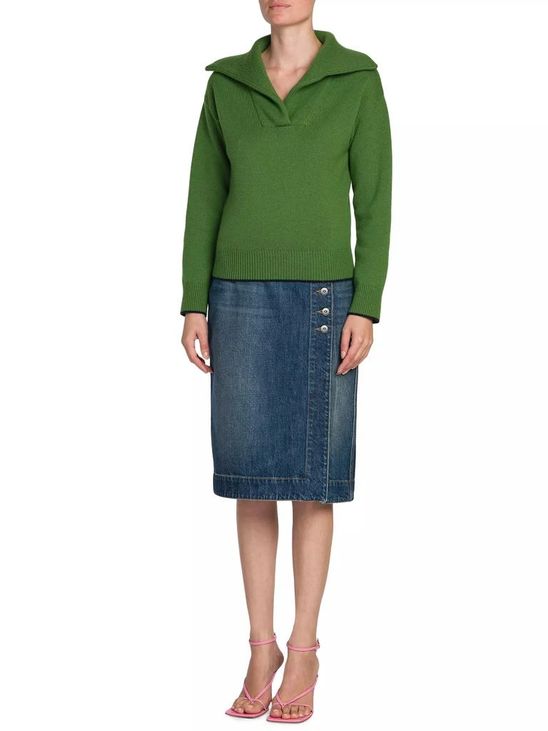 商品Bottega Veneta|Denim Wrap Cargo Skirt,价格¥6370,第2张图片详细描述