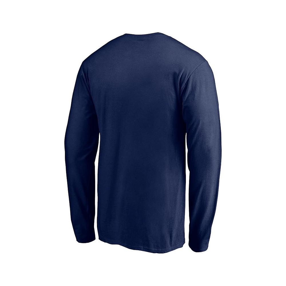 Men's Navy Paris Saint-Germain Classique Long Sleeve T-shirt商品第4张图片规格展示
