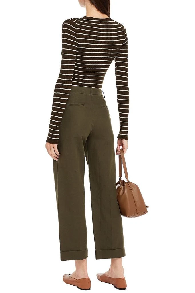 商品Vince|Striped ribbed-knit sweater,价格¥588,第3张图片详细描述