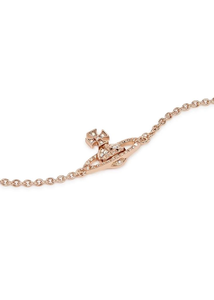 商品Vivienne Westwood|Mayfair Bas relief rose gold-tone bracelet,价格¥755,第4张图片详细描述