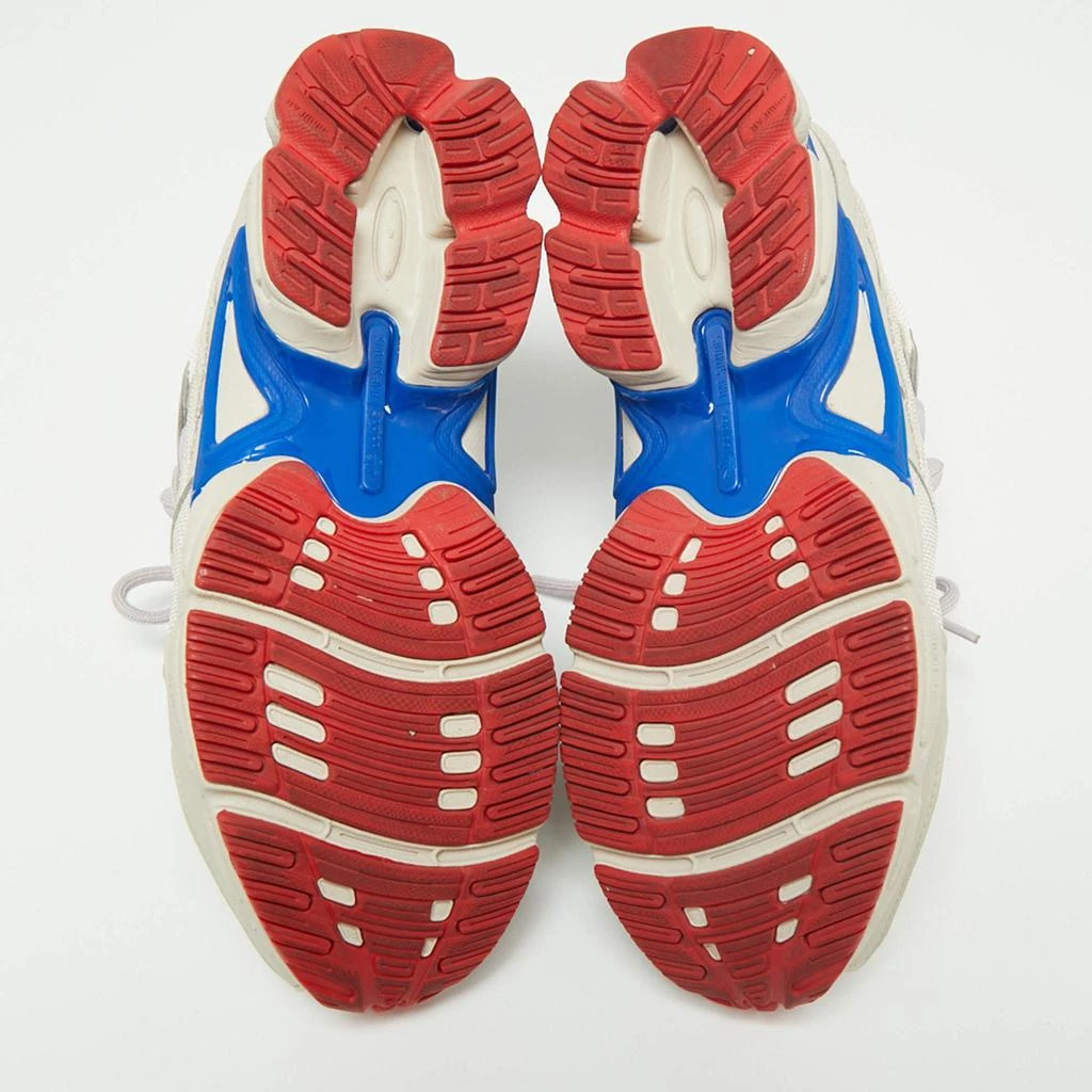Adidas By Raf Simons White/Purple Leather And Mesh Ozweego Sneakers Size 39 1/3 商品