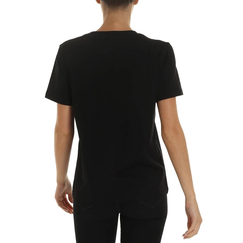 Moschino 莫斯奇诺 黑色棉女装短体恤 0719-5540-A1555 商品