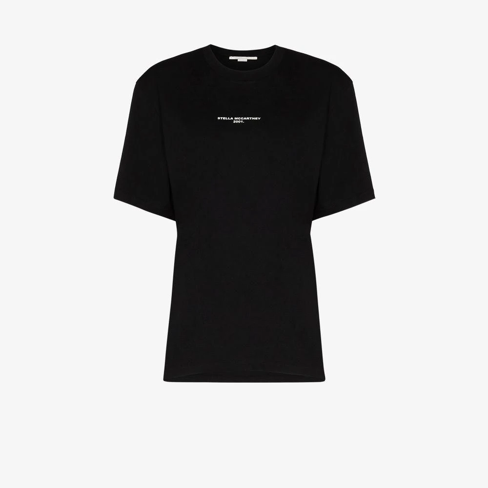 商品Stella McCartney|STELLA MCCARTNEY - Logo Cotton T-shirt,价格¥2466,第2张图片详细描述