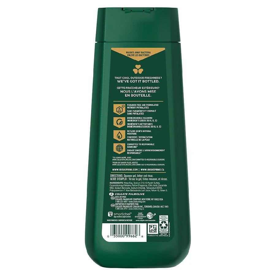 商品Irish Spring|Aloe Mist Body Wash for Men,价格¥26,第4张图片详细描述