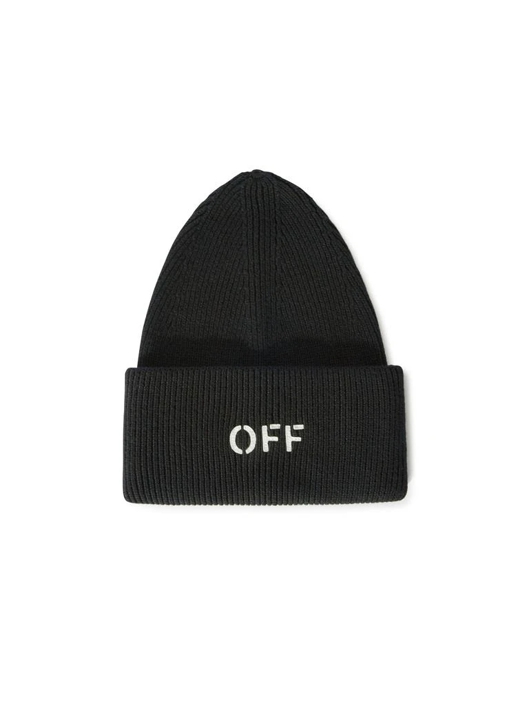 商品Off-White|OFF-WHITE MEN OFF STAMP LOOSE KNIT BEANIE,价格¥1241,第3张图片详细描述