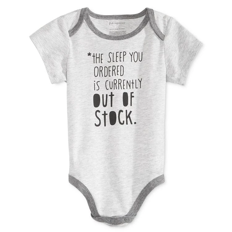 商品First Impressions|Out of Stock Bodysuit, Baby Boys & Girls, Created for Macy's,价格¥38,第1张图片