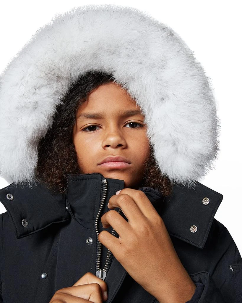 商品Moose Knuckles|Kid's Fur-Trim Detachable Hooded Parka, Size XXS-XL,价格¥5384,第3张图片详细描述