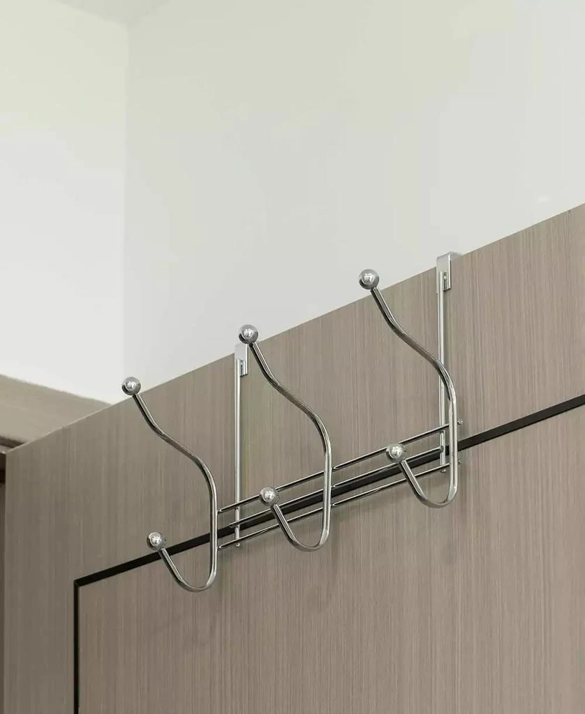 商品Basicwise|Chrome 6 Hook Hanger Organizer,价格¥270,第5张图片详细描述